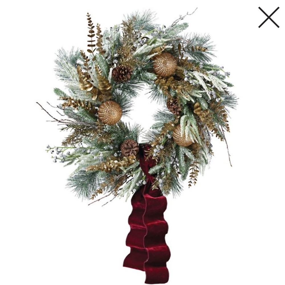 Frontgate 30” Eucalyptus & Pine Wreath